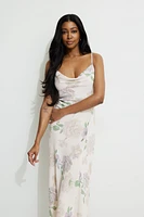 Robe nuisette maxi asymétrique Celeste