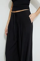 Wide Leg Drawstring Pants