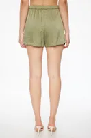 Crinkled Waistband Shorts