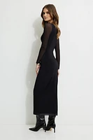 Serene Mesh Maxi Dress