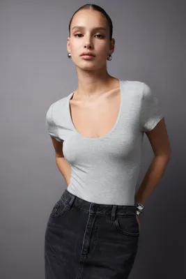 Hayden Scoop Neck Bodysuit