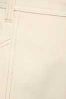 Paper Bag Belted Jean Shorts