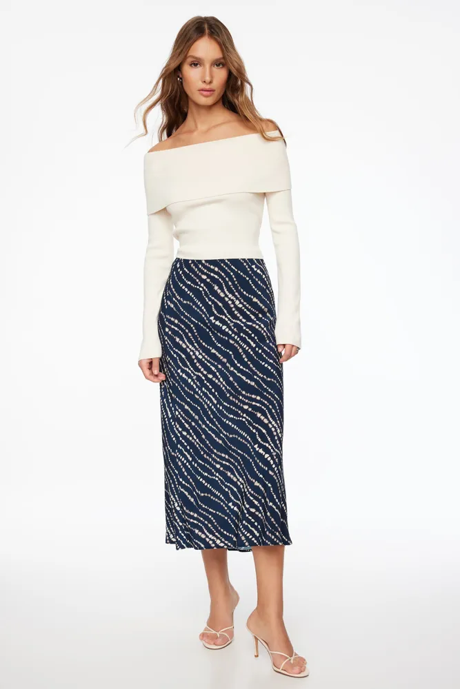 Melody Slip Midi Skirt