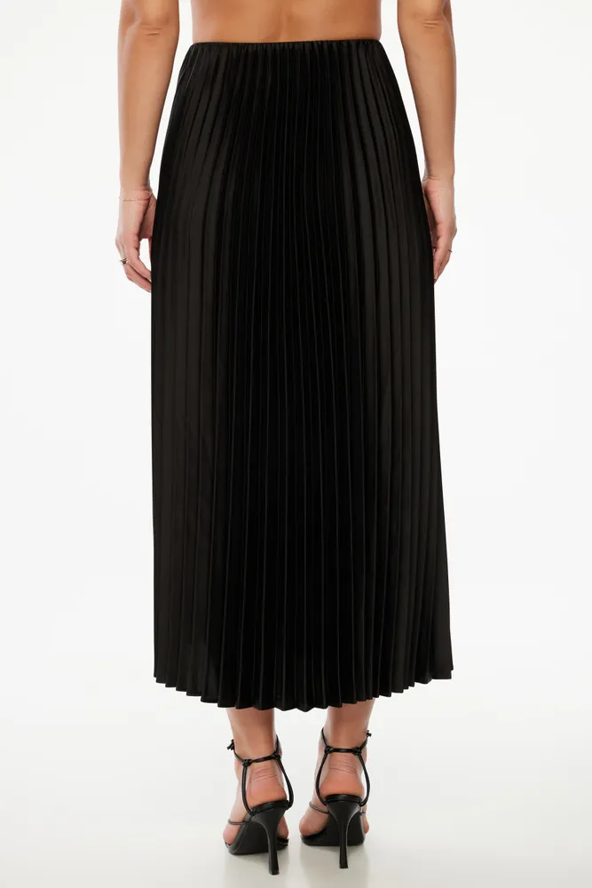 Laure Pleated Maxi Skirt