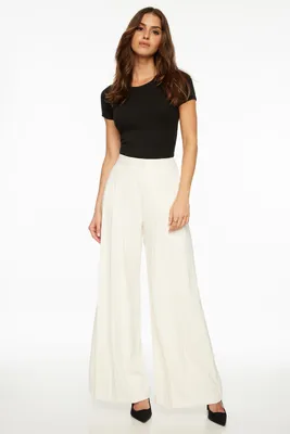 Pleated Wide Leg Pants