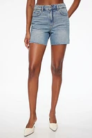 Short droit en denim Justina