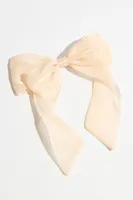 Oversized Organza Bow Hair Clip