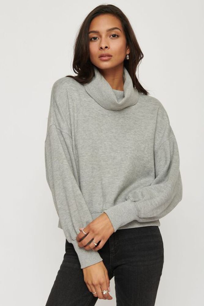 Dynamite Markham Brushed Turtleneck Top 