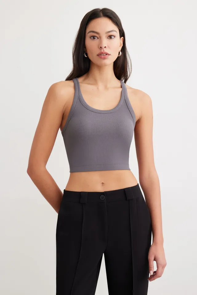 Camden Scoop Neck Crop Top