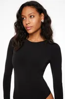 Kyla Sculpt Long Sleeve Crew Neck Bodysuit