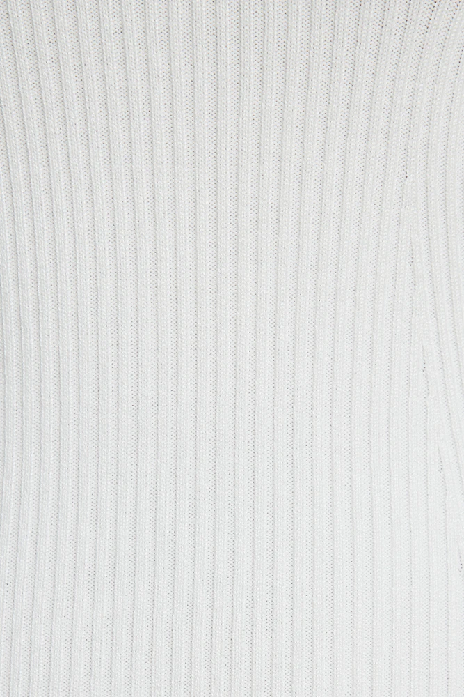 Minirobe polo en tricot côtel