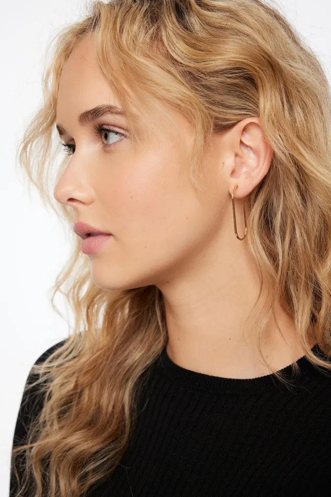 3-Pack Gradient Square Hoop Earrings