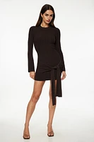 Side Tie Mini Dress