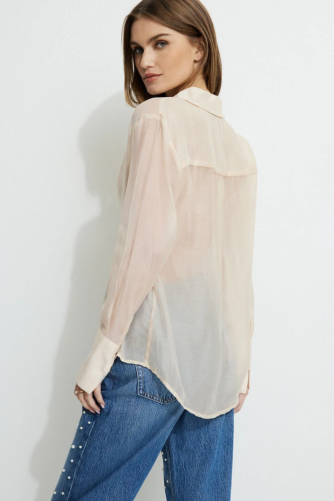 Sheer Relaxed Shirt