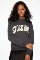 Classic Appliqué Crew Neck Sweatshirt