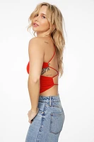 Criss Cross Open Back Top