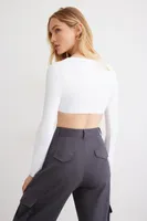 Sculpt Long Sleeve Ultra Crop Top