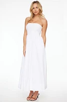 Mix Media Tube Maxi Dress