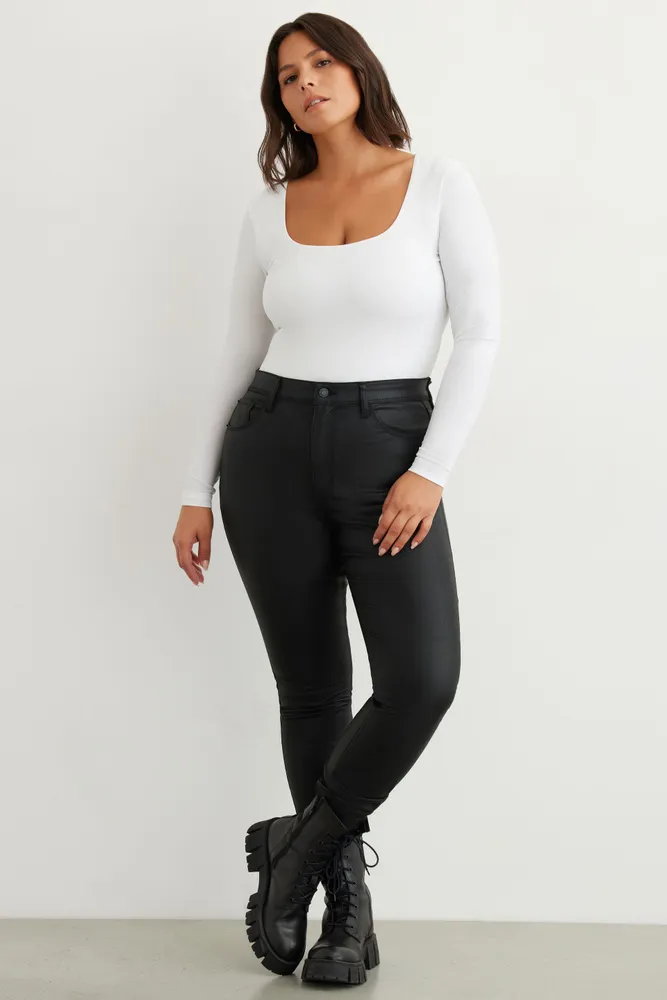 Maren Sculpt Square Neck Bodysuit