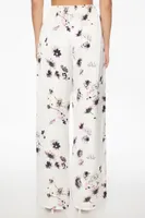 Heidi Printed Satin Wide Leg Pants