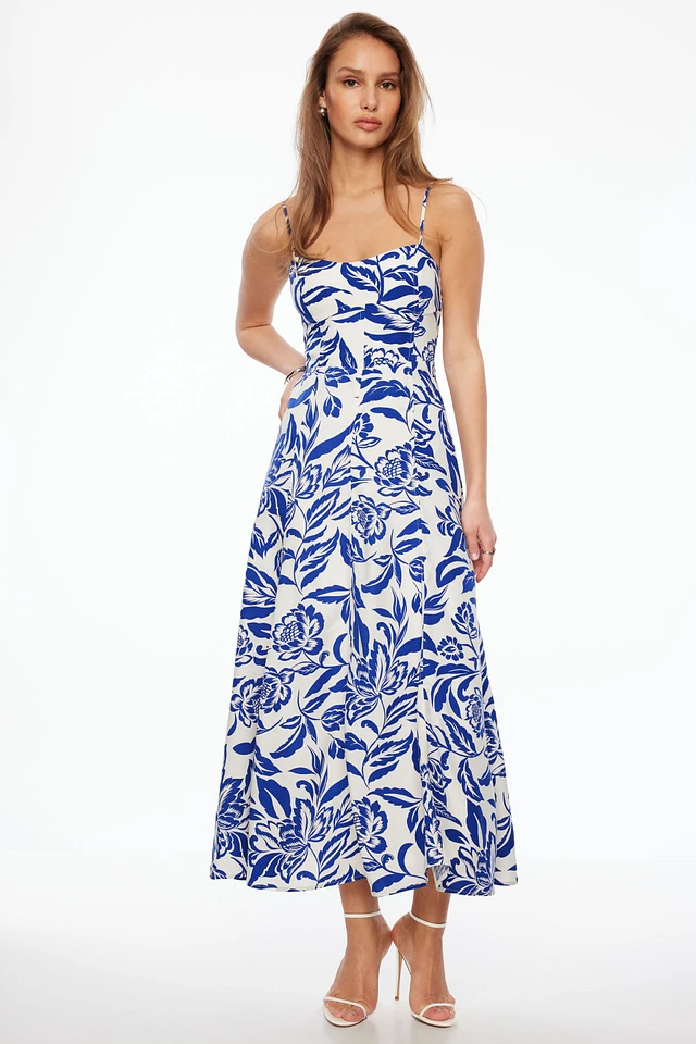 Dynamite Sweetheart Linen Maxi Dress at Coquitlam Centre in Coquitlam, BC