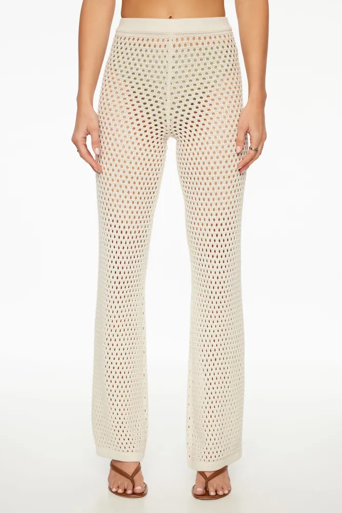 Sheer Crochet Pants