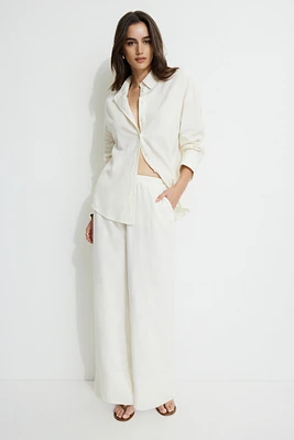 Leo Wide Leg Linen Pants