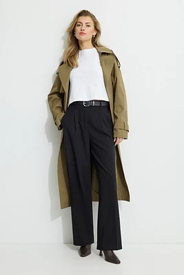 Sofia Pleated Straight Pants