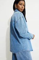 Buttoned Denim Overshirt