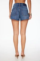 Short en denim << mom >> Claudia