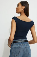 Off Shoulder Jersey Bodysuit
