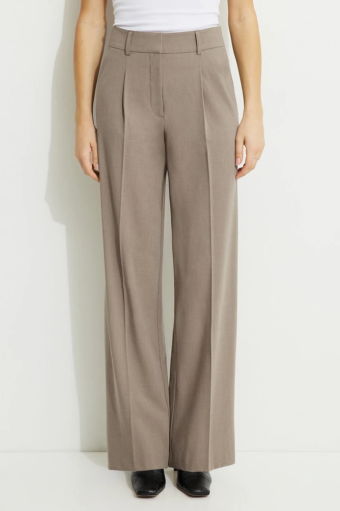 Sofia Pleated Straight Leg Pants