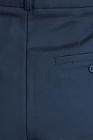 Pleated Straight Leg Pants