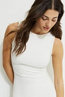 Ribbed Maxi Sweater Dress