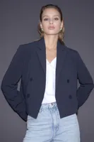 Short Double Breasted Blazer
