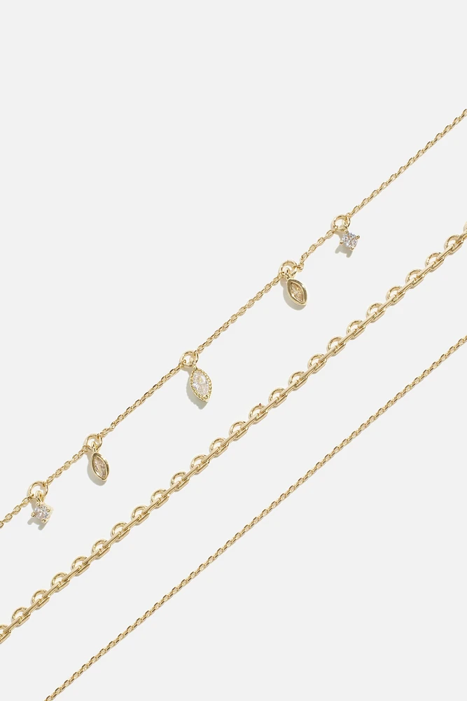 3-Pack Marquise & Delicate Necklaces