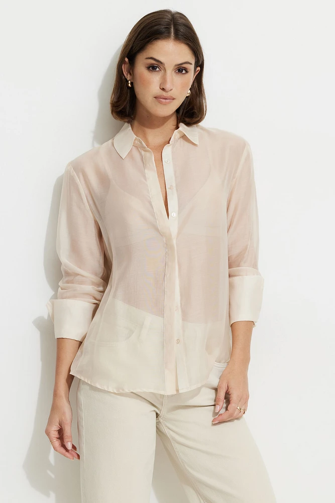 Sheer Relaxed Shirt