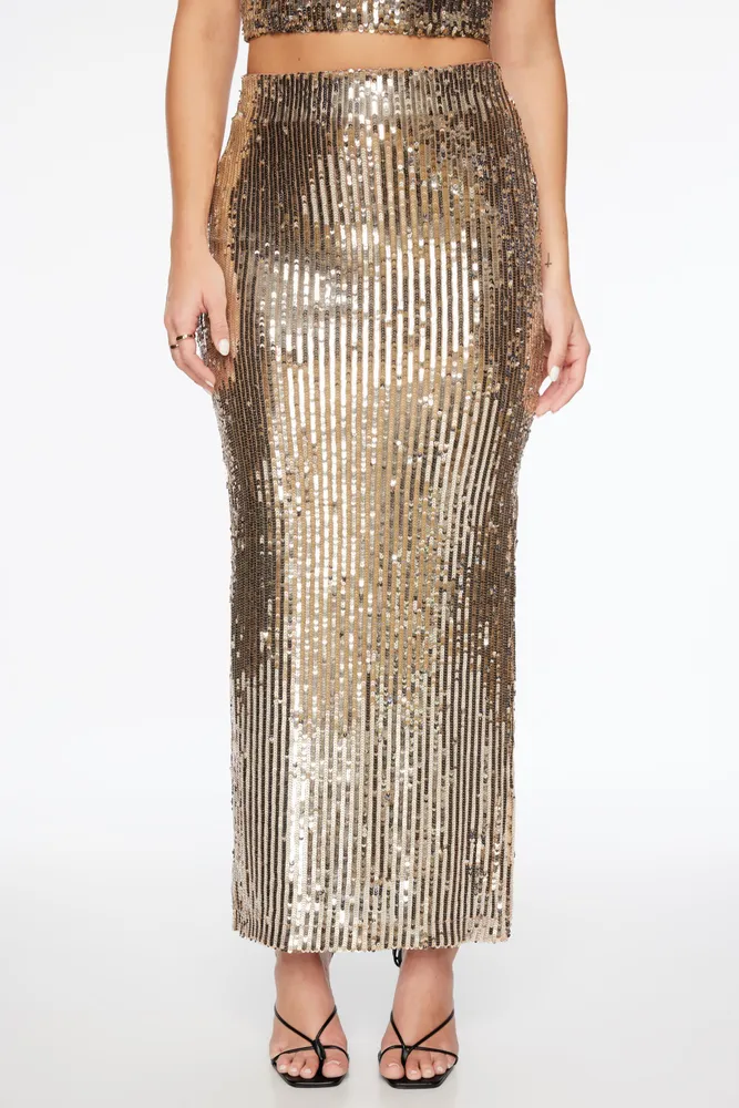 Arya Sequin Maxi Skirt