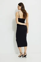 Ines Ruched Jersey Maxi Dress