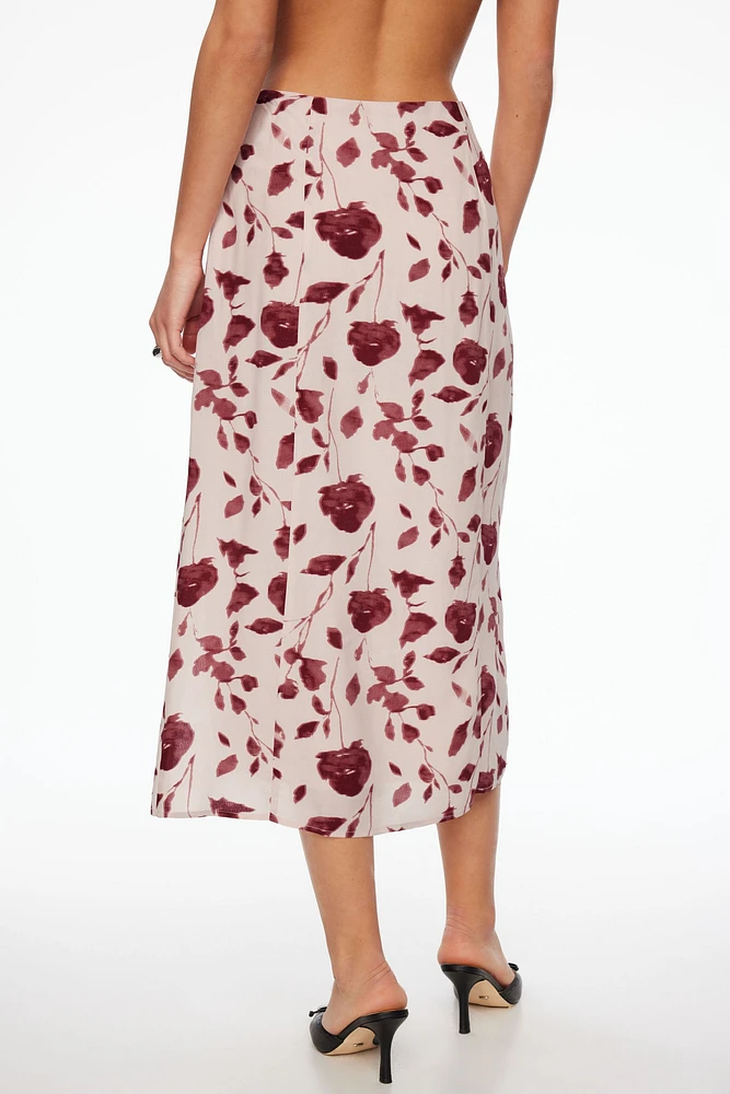 Maxine Midi Slip Skirt