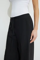 Drawstring Wide Leg Pants