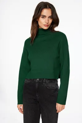 Crop Turtleneck Sweater