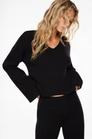 Long Sleeve V-Neck Sweater