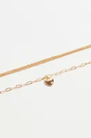 Layered Delicate Mini Heart Necklace