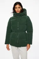 Lustre Puff ™ Cinched Waist Puffer Jacket