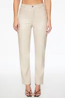 Gisele Straight Leg Faux Leather Pants