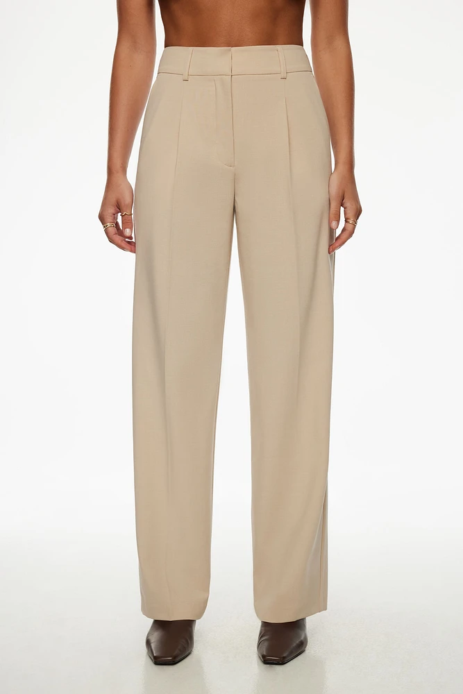 Sofia Pleated Straight Pants