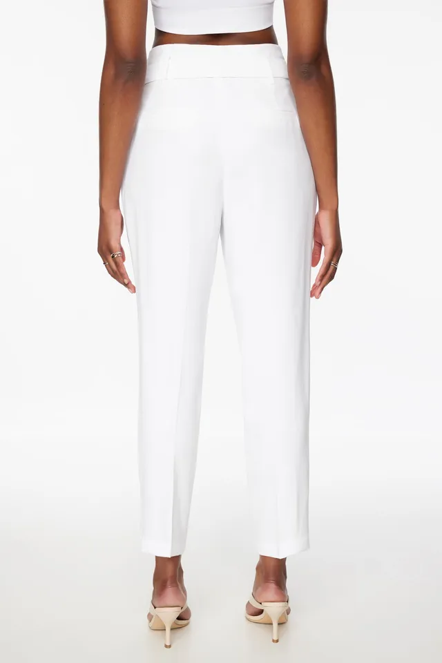 Zara Woman High Waist Ankle Pants Stripe HW9007