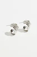 Thick Crumpled Earrings