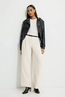 Jourdan Mid Rise Wide Leg Pants